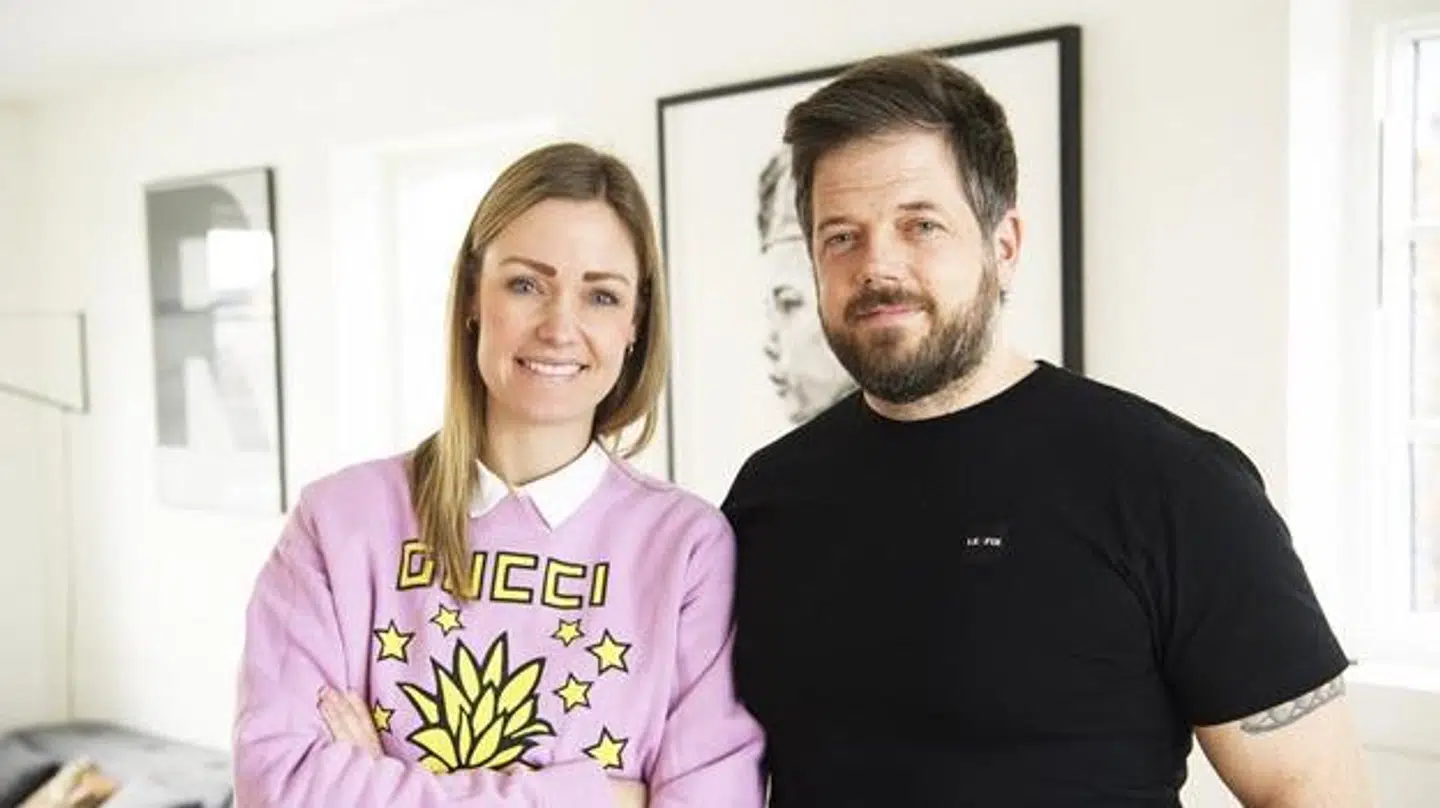 Ann-Louise Aasted og Morten Grabowski er både partnere derhjemme og på arbejdet. Foto: Privat