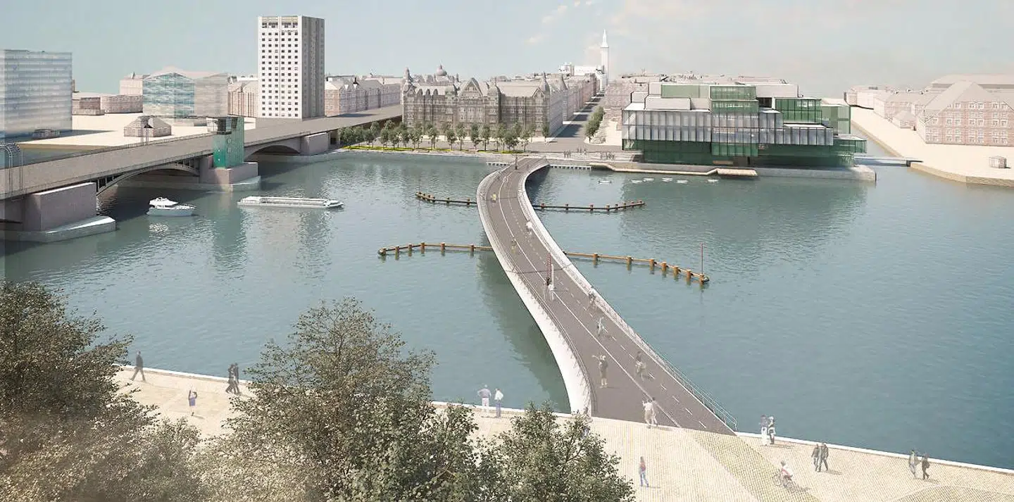 Lille Langebro åbner efter planen i efteråret 2019. Nu får tænker nogle på at ændre navnet til Kim Larsens Bro. Foto: Blox