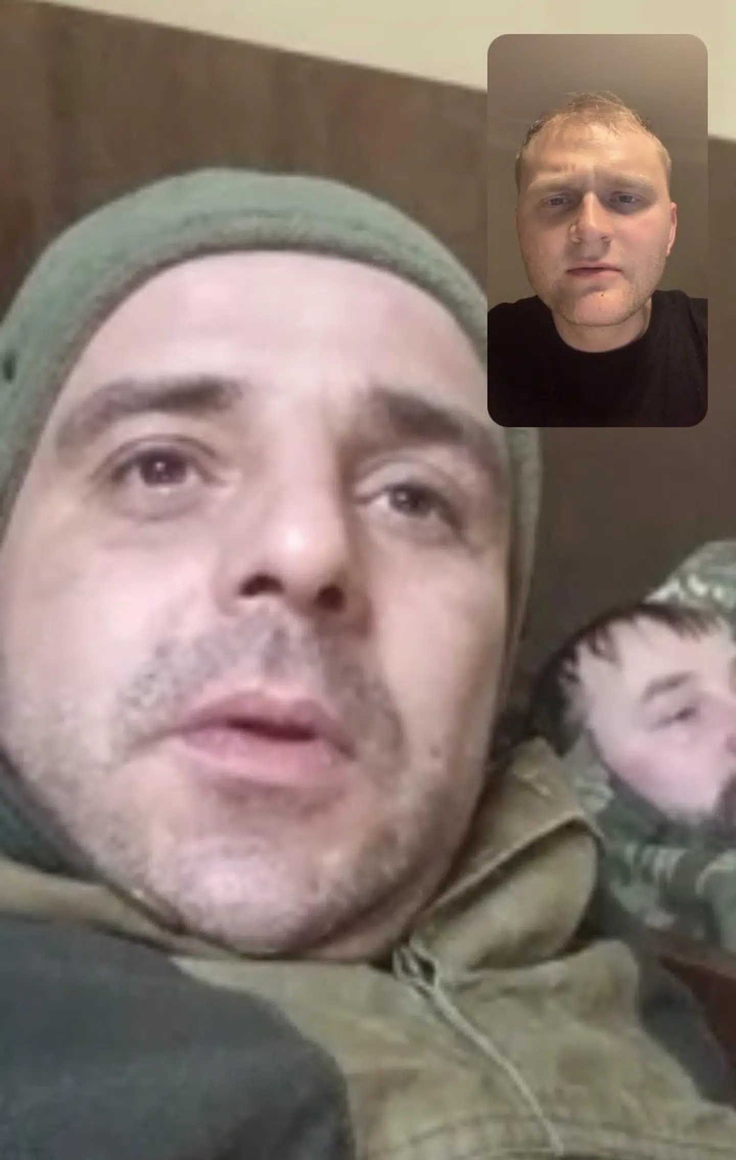 Over en dårlig videoforbindelse opdaterede Sergei os om sin situation ved frontlinjen i Kharkiv.