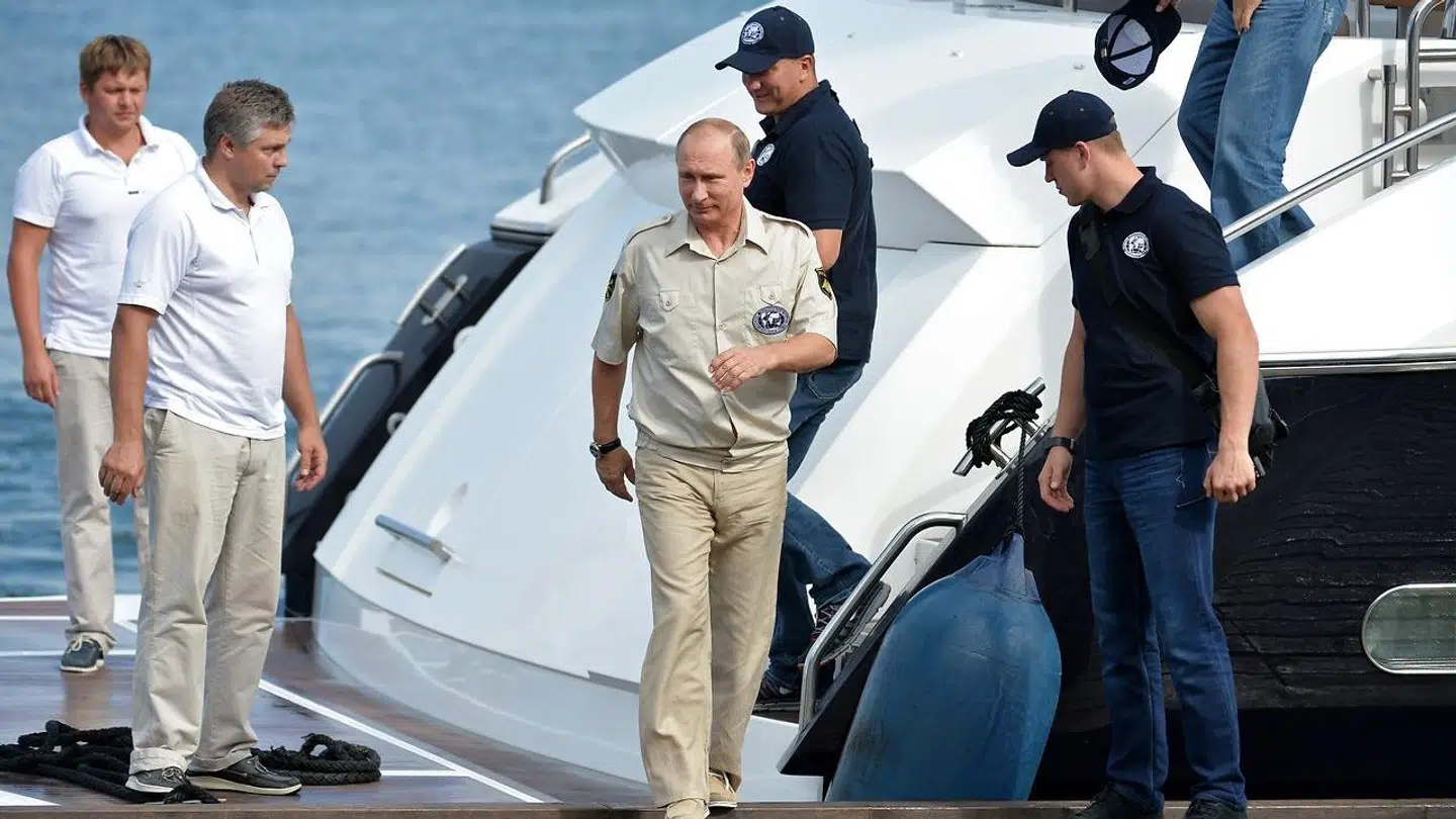 Putin ses her i 2015.