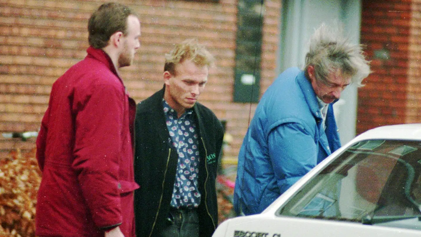 ARKIVFOTO fra anholdelsen af Peter Kronholm.