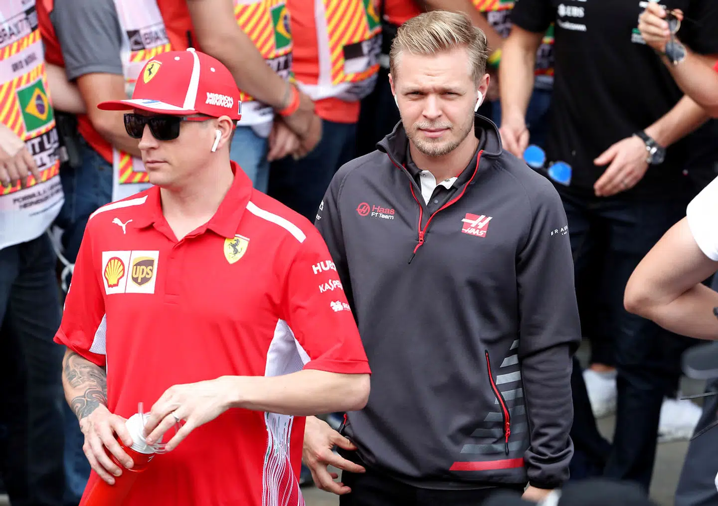 Ferraris Kimi Raikkonen og Kevin Magnussen.
