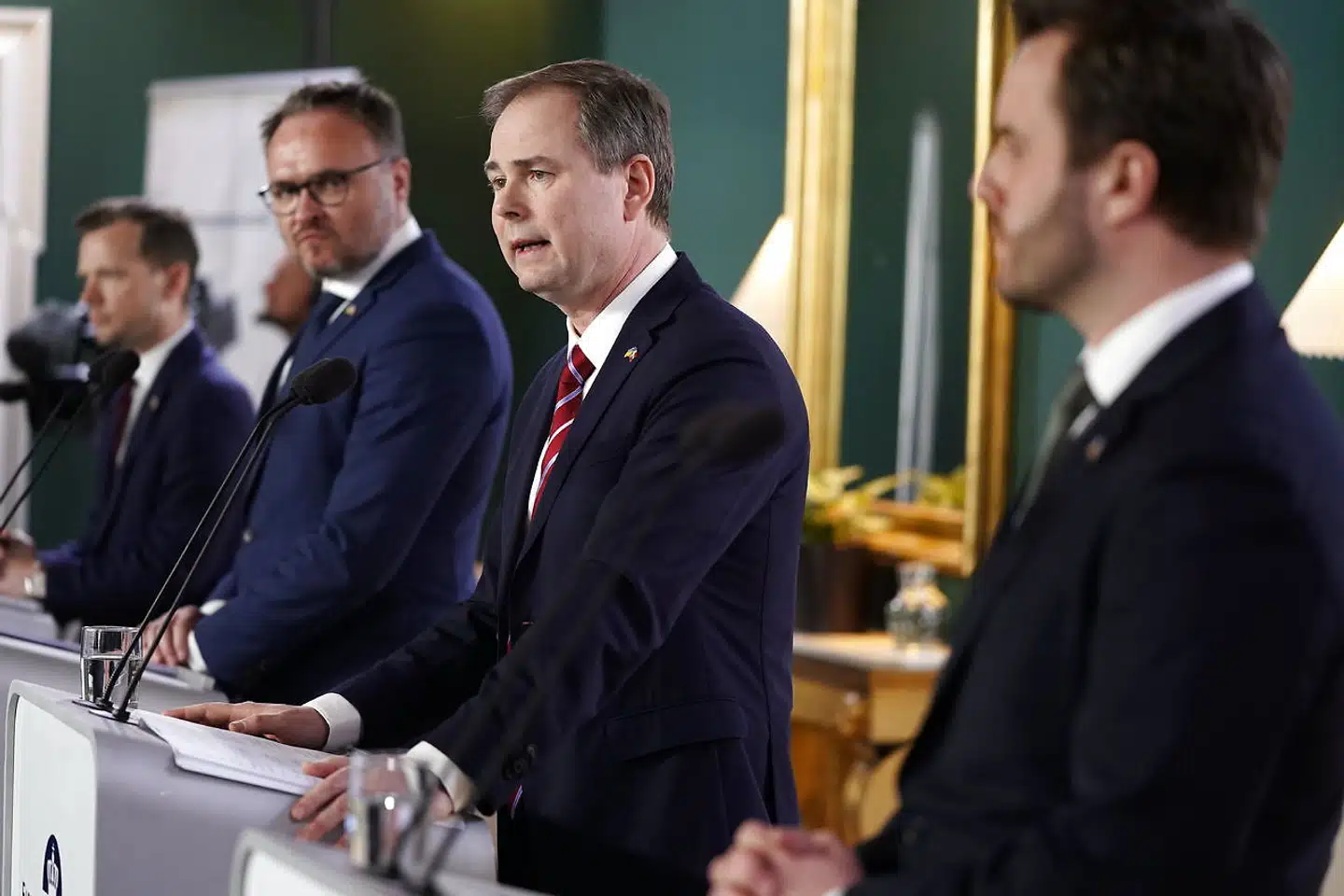 Regeringen holdt mandag pressemøde om scenarier for dansk økonomi i lyset af krigen i Ukraine.