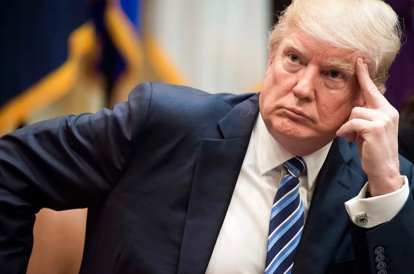 Præsident Trump er ikke indstillet på et kompromis om budgettet, der ikke sikrer ham en mur mod Mexico.