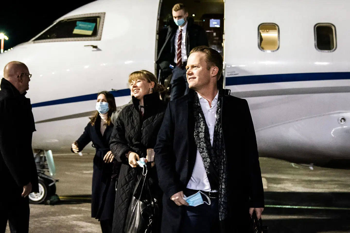 Jeppe Kofod fløj 10. marts 2020 til Moldova i et Challenger 604-privatfly.