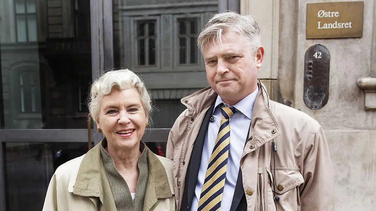 Her ses Tineke Færch og Erik Stener Færch ved Østre Landsret.