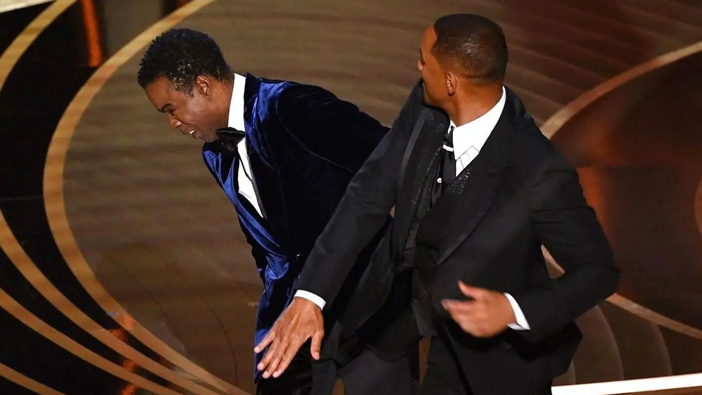 Will Smith i karambolage med Chris Rock.