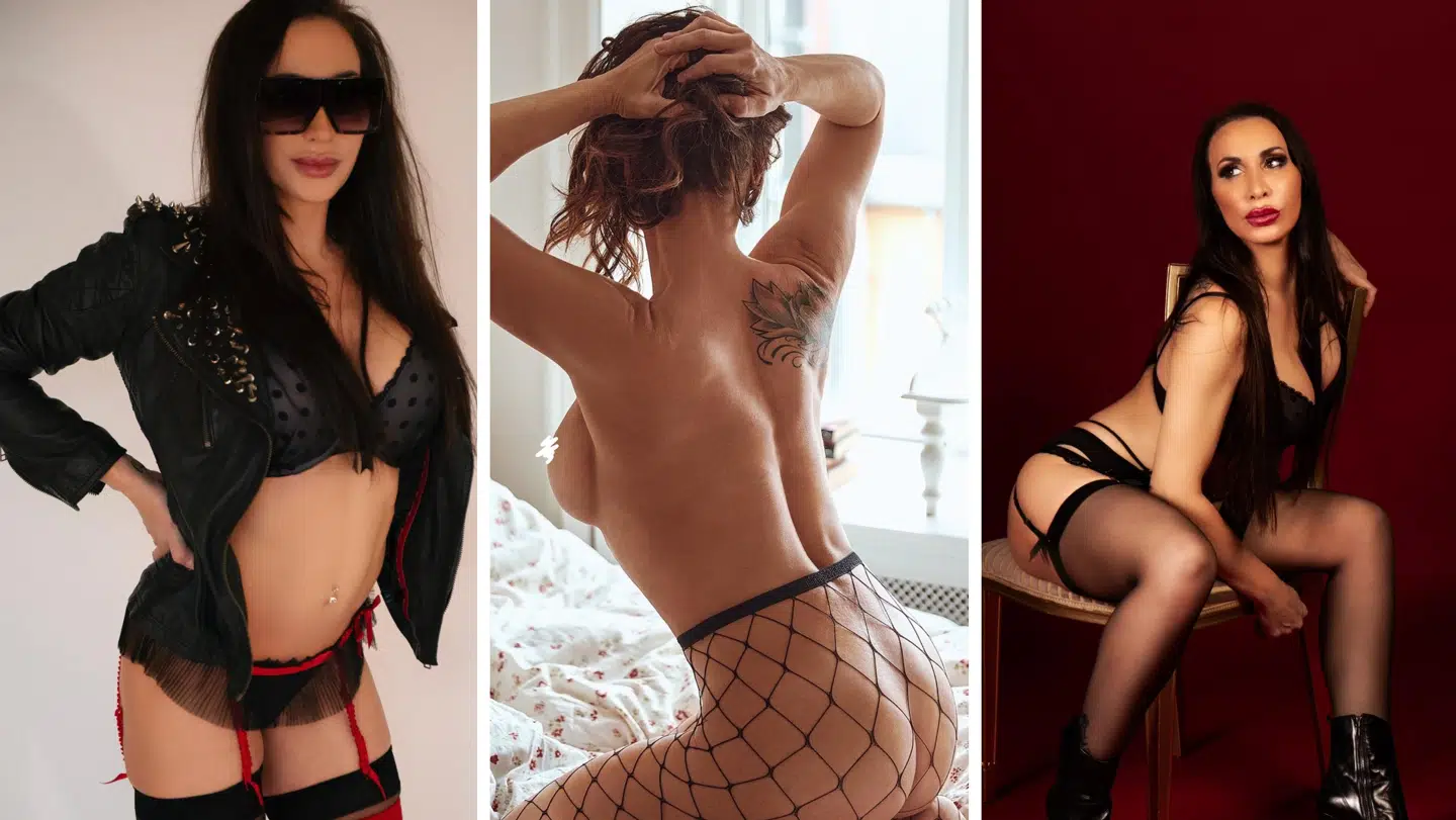 Anastasia Maria Loupis fortæller, at hun har arbejdet som undertøjsmodel længe før, hun begyndte at læse medicin.