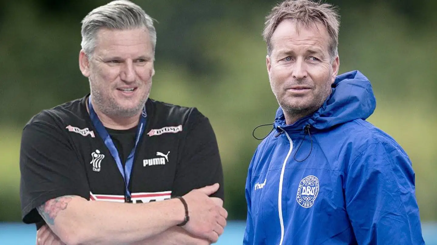 Nikolaj Jacobsen og Kasper Hjulmand.