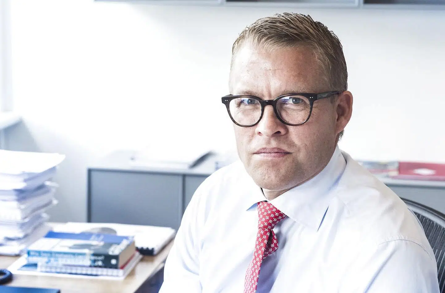 Jakob Riis græmmer sig som topchef i Falck over at læse om selskabets smædekampagne mod BIOS. Arkivfoto