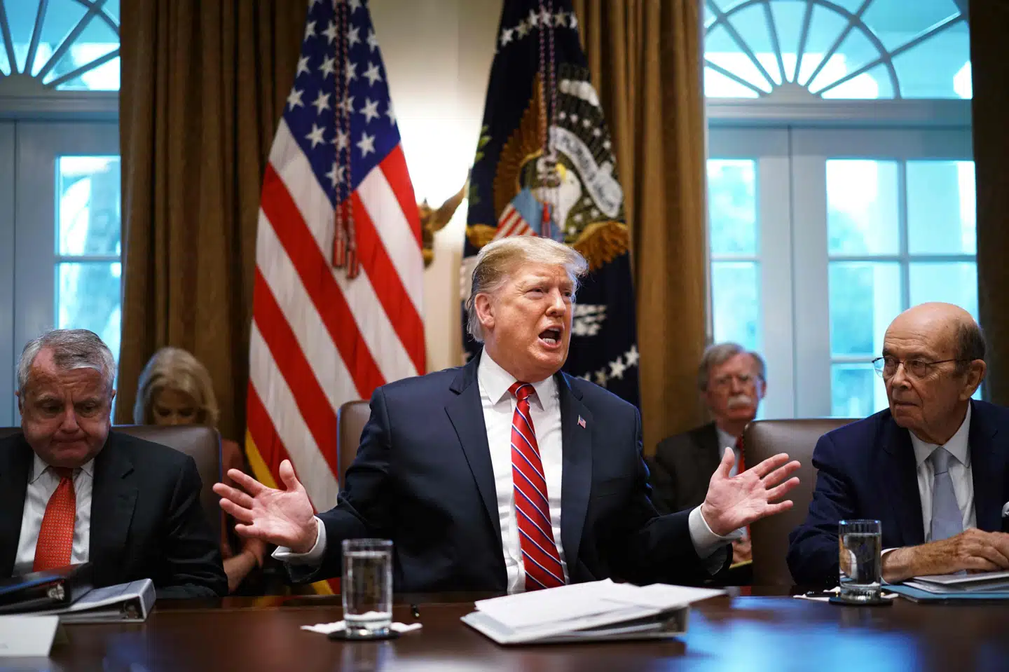 En nødretstilstand i USA vil kunne give Donald Trump magt til at træffe beslutninger uden om Kongressen. Foto: Mandel Ngan/Ritzau Scanpix