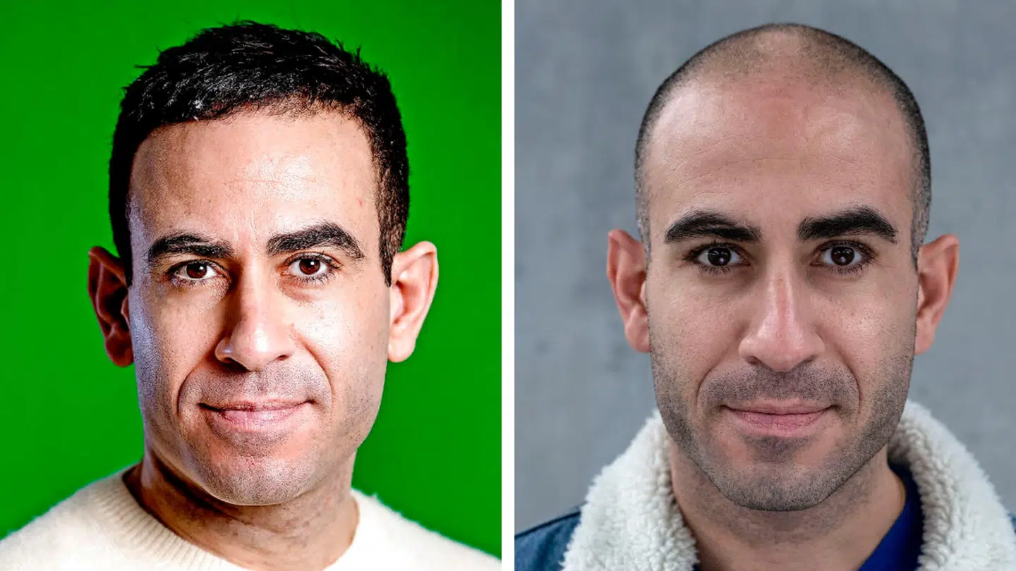 Abdel Aziz Mahmoud i henholdsvis 2021 og 2018.