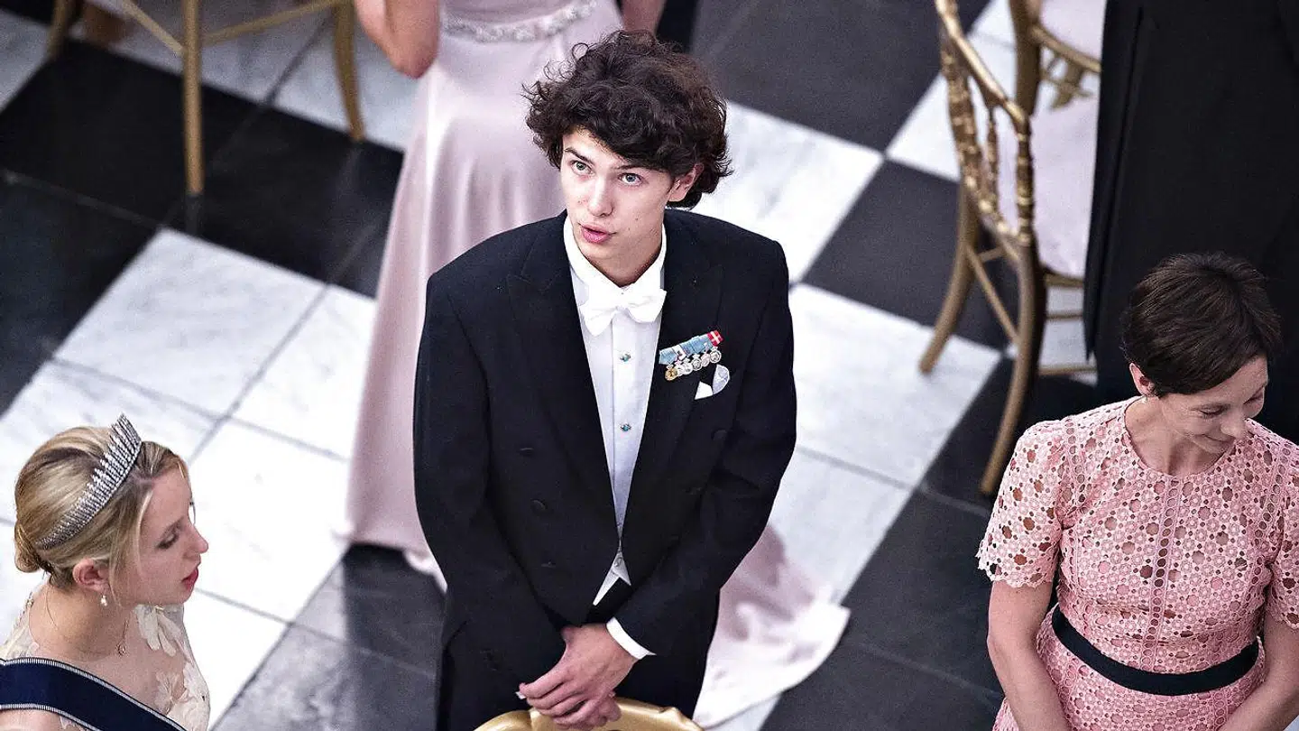 Prins Nikolai til gallataffel på Christiansborg Slot i anledning af kronprinsens 50 års fødselsdag, lørdag den 26. maj 2018.. (Foto: Henning Bagger/Ritzau Scanpix)