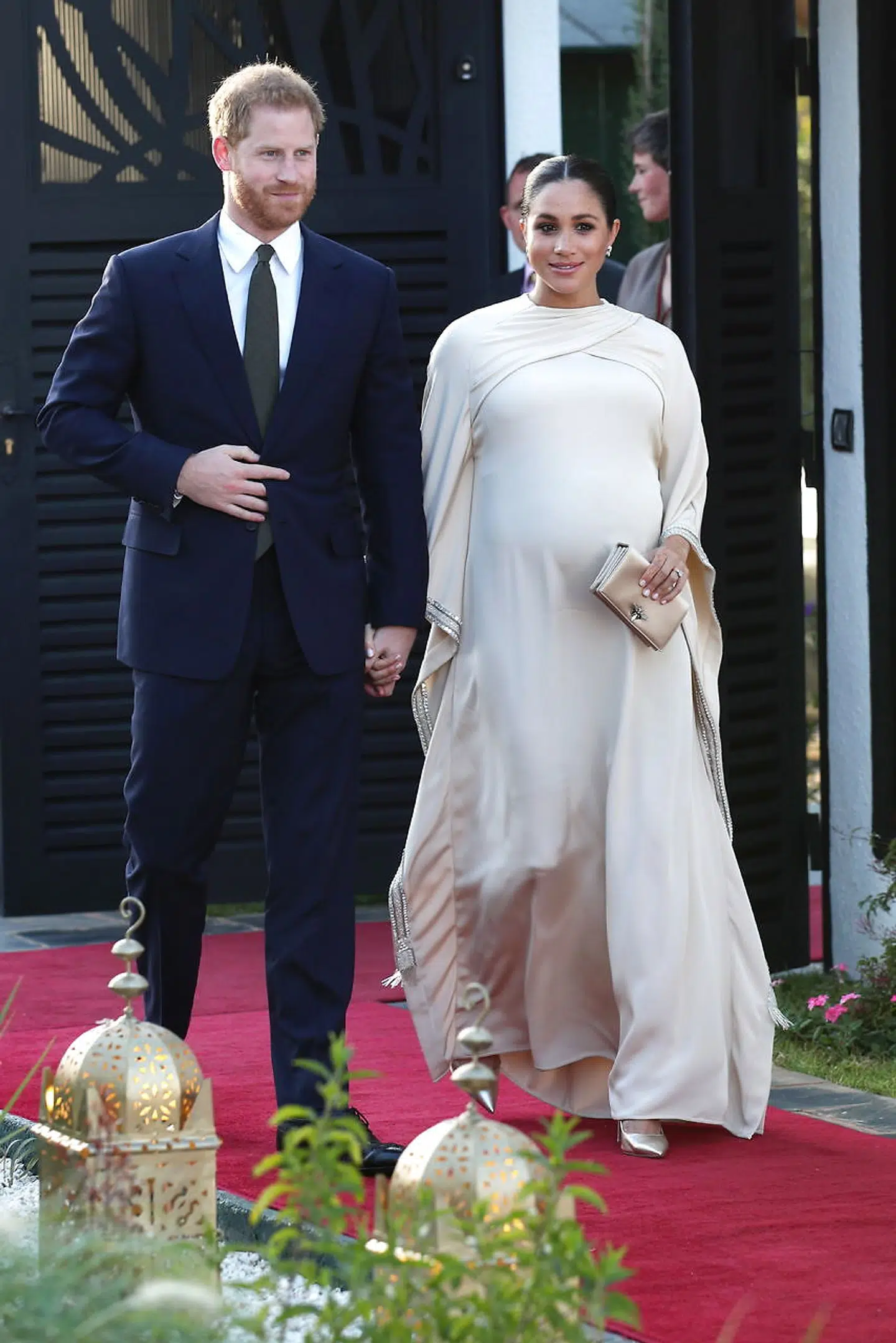 Prins Harry og Meghan Markle under et besøg i Marokko i slutningen af februar.