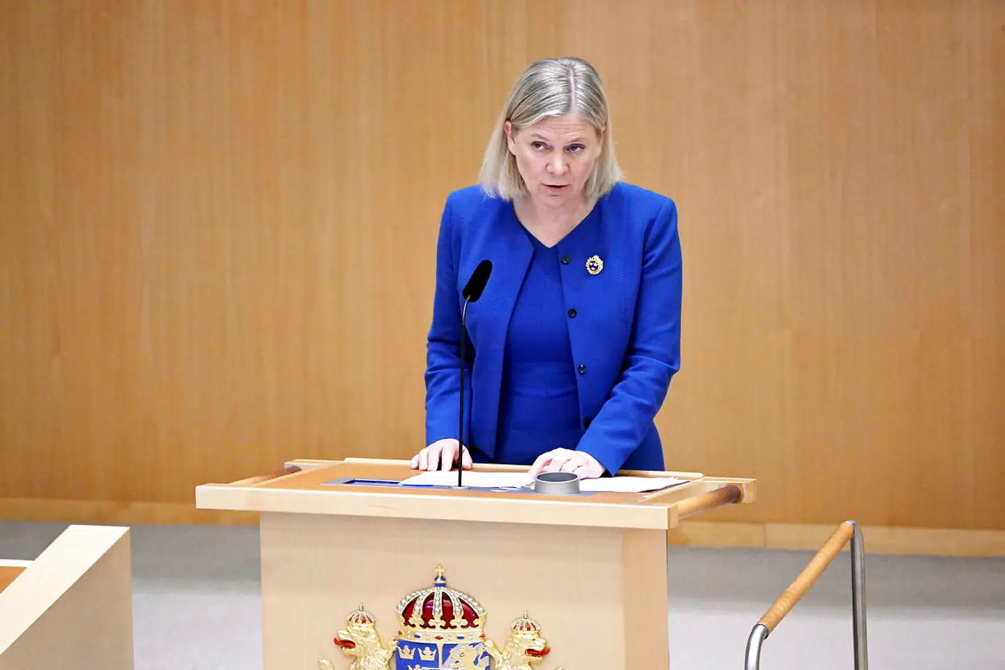 Arkivfoto: Den svenske statsminister, Magdalena Andersson bekræfter formelt, at Sverige søger om medlemskab i NATO.