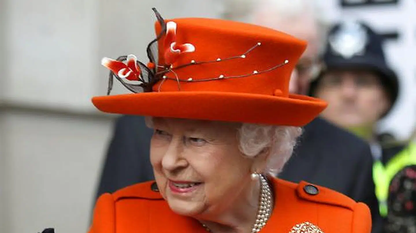 Dronning Elizabeth.