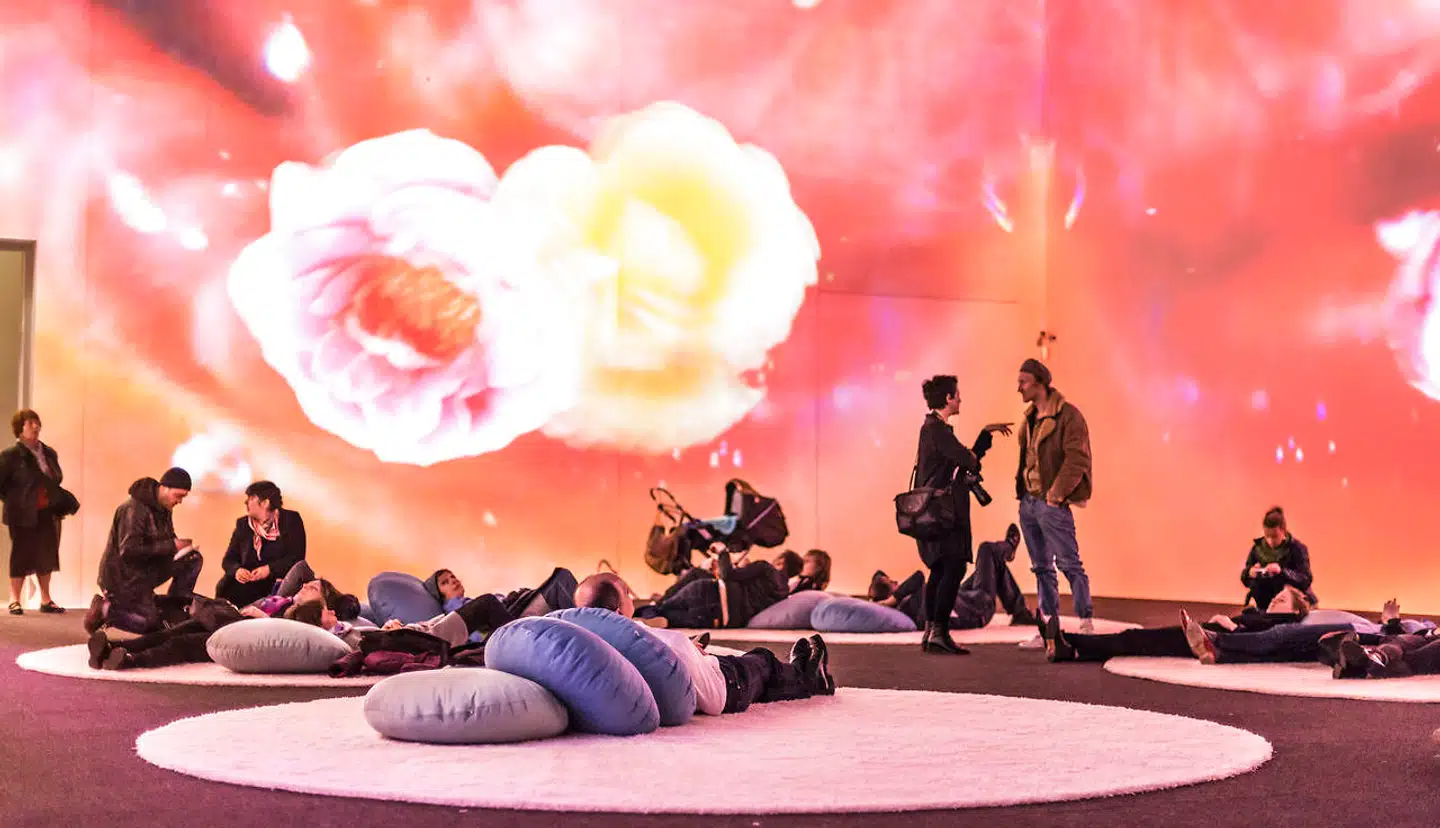 Billeder fra Louiisianas udstilling om Pipilotti Rist