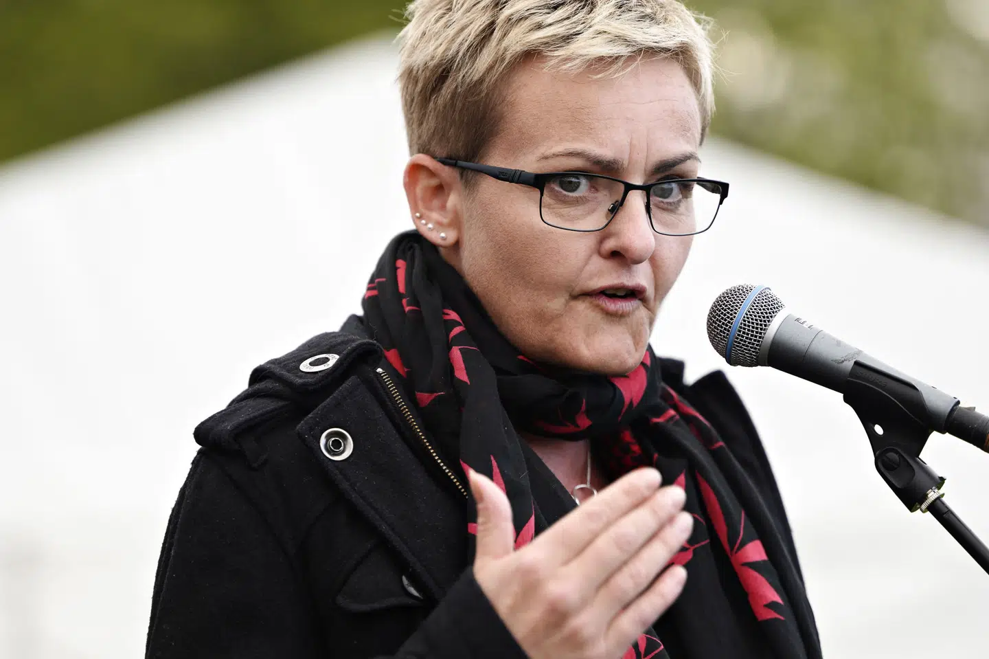 Børne- og undervisningsminister Pernille Rosenkrantz-Theil (S) fortæller, at transporttiden kommer til at veje langt tungere i modellen for fordeling af gymnasieelever, end den har gjort hidtil. (Arkivfoto). Philip Davali/Ritzau Scanpix