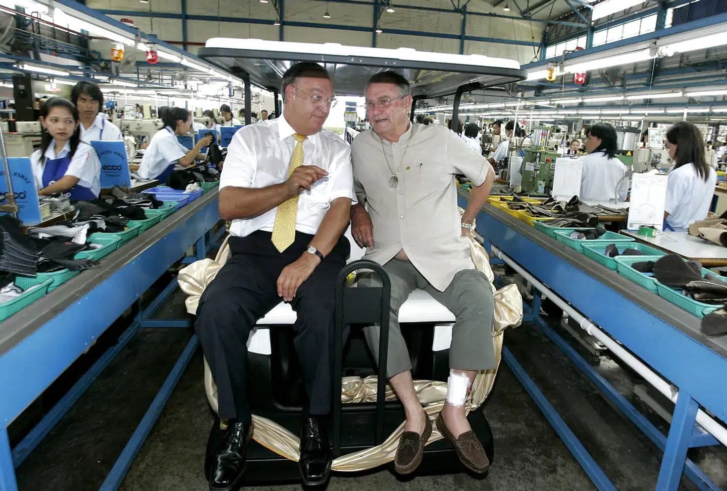 Karsten Borch stopper som næstformand i ECCOs bestyrelse. Her ses han på et gammelt foto sammen med den nu afdøde Prins Henrik.