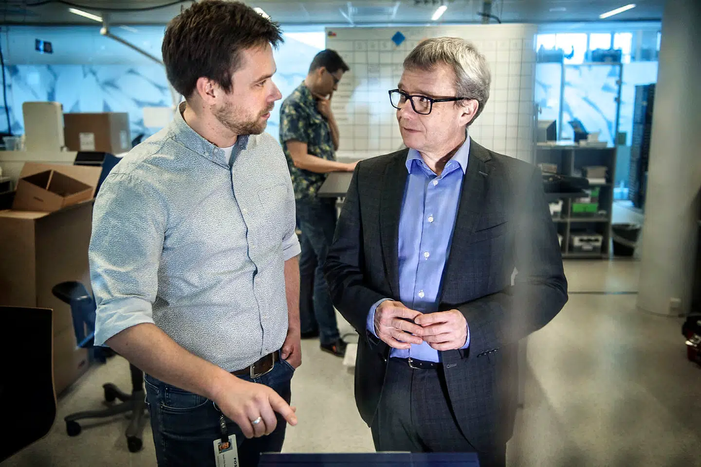 Det rigtige måleudstyr er et vigtigt redskab i kampen mod spild i fødevareindustrien. Foss med adm. direktør Kim Vejlby Hansen (th) i spidsen hører til blandt verdens førende på området.