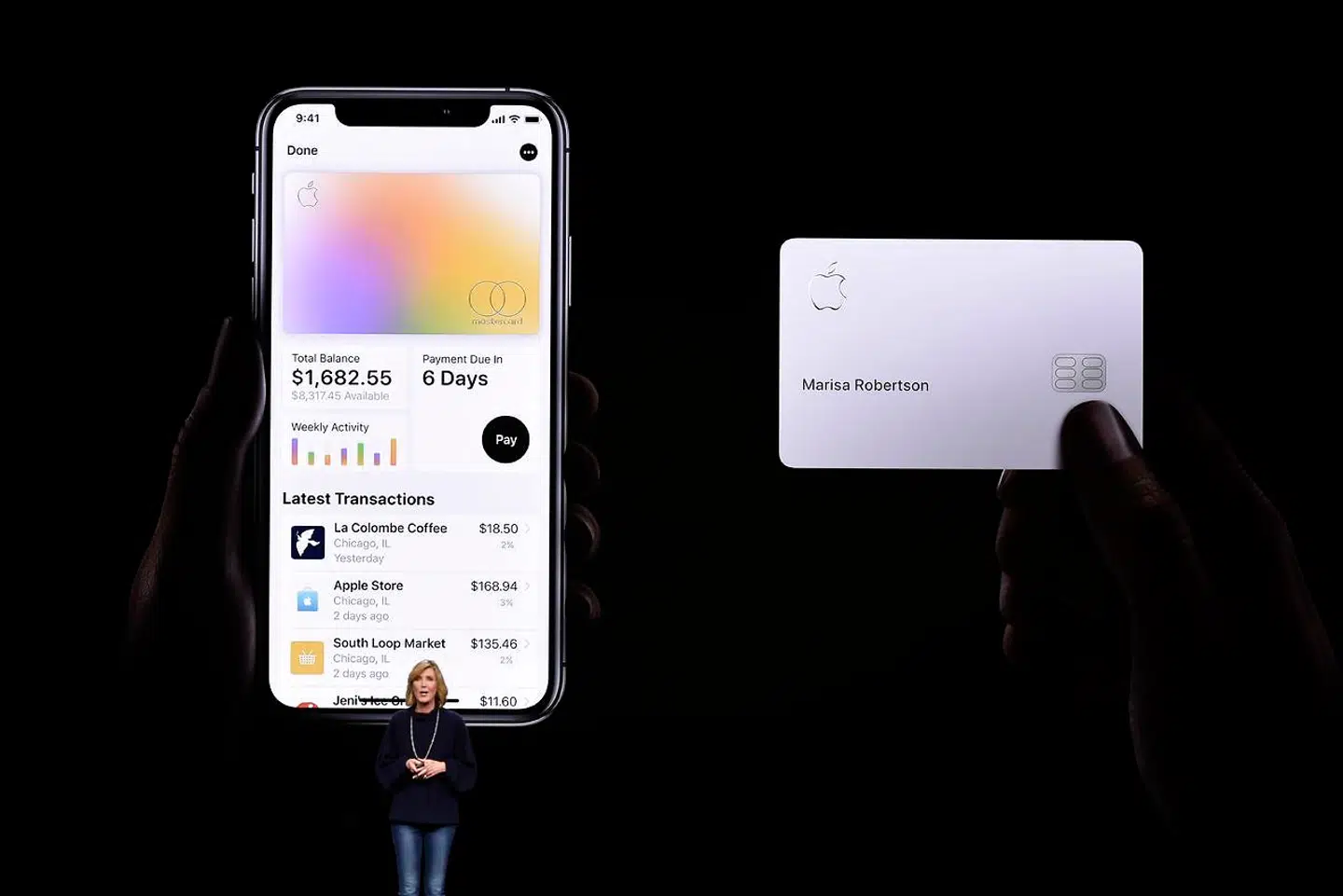 Apple lancerede mandag betalingsformen Apple Card.