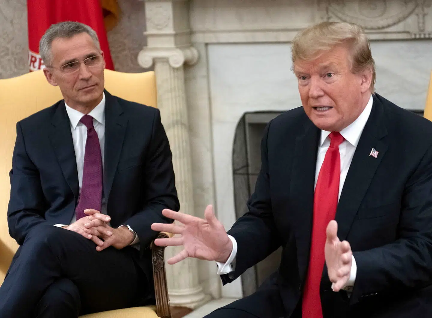 Donald Trump fik sagt under et møde med Jens Stoltenberg, at præsidentens far var tysk. Det passer bare ikke.