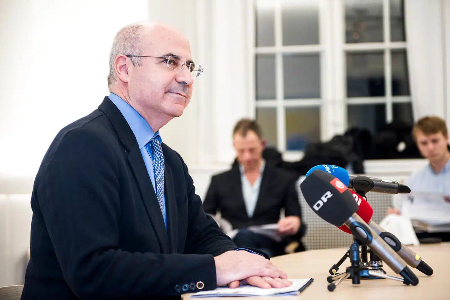 »If you can present your story as a fight of good against evil, as an image that is purely black and white, you don’t need to worry about the devil in the details. Browder has excelled in doing this,« Flemming Rose writes. Photo of Bill Browder taken while he visits Copenhagen to talk about the money-laundering in Danske Bank og Nordea.