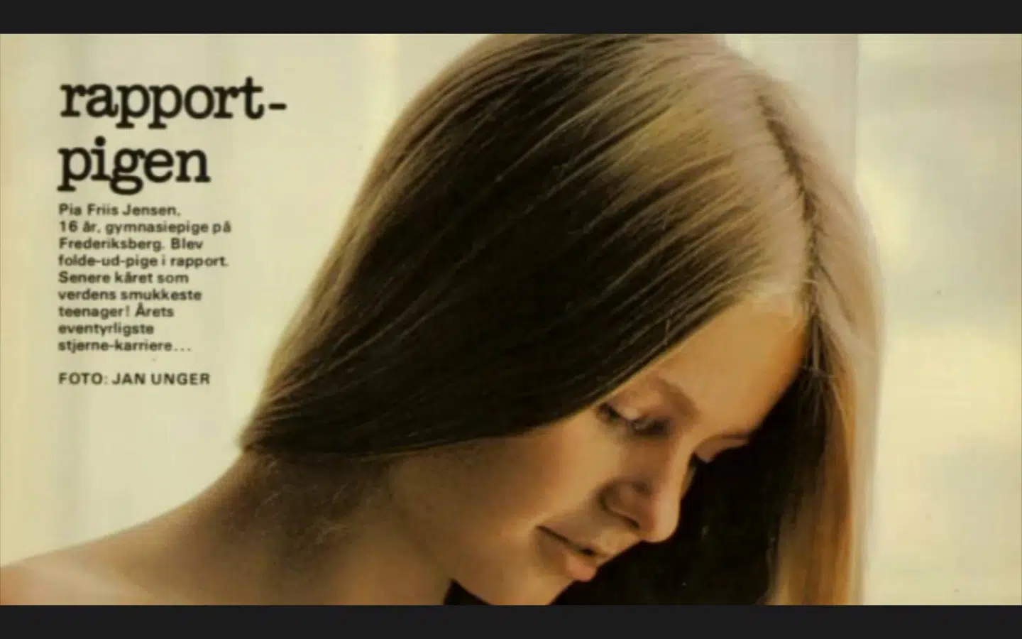 Så ung og uskyldig så Pia Fris Laneth ud, da hun blev nøgenmodel.