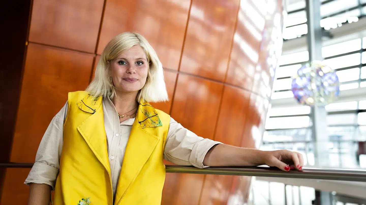 Sofie Linde i Operaen den 19. august 2020. Det var ligeledes her, hun holdte sin tale til 'De største øjeblikke', der blev optaget onsdag.