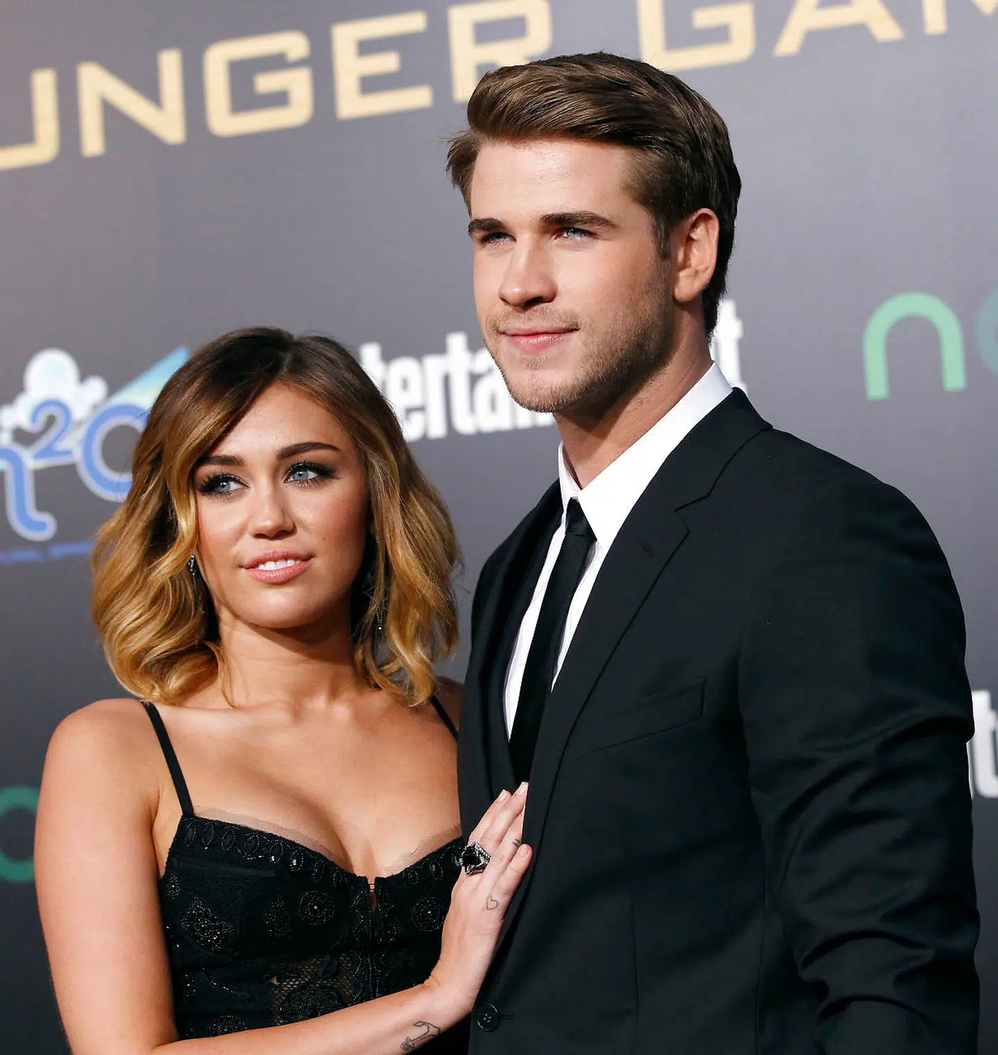 Miley Cyrus og Liam Hemsworth.