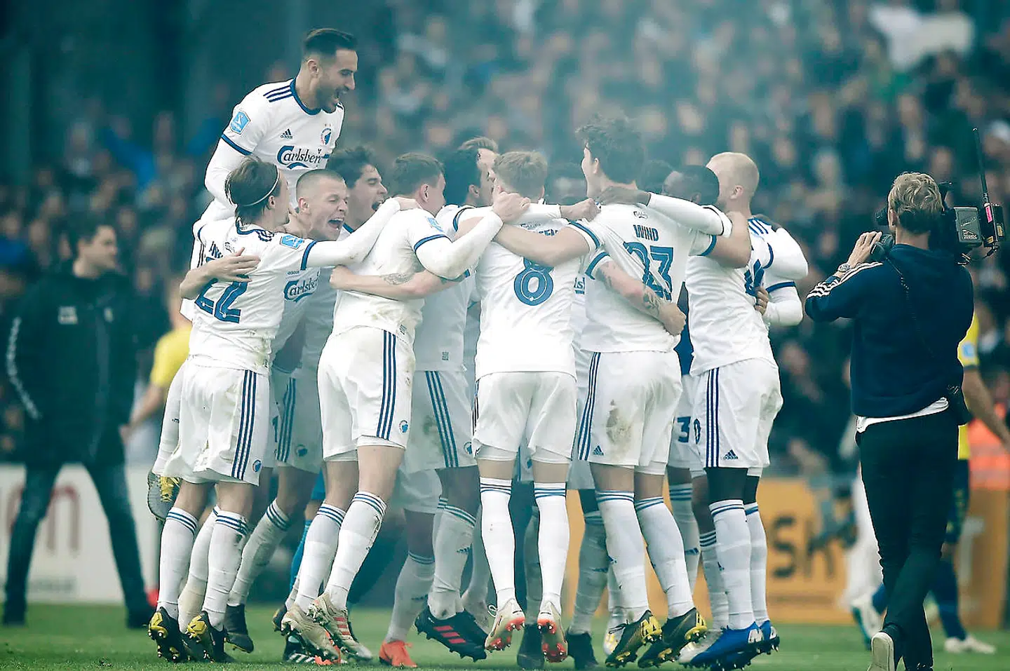 FCK er danske mestre efter sejren over Brøndby i Parken.