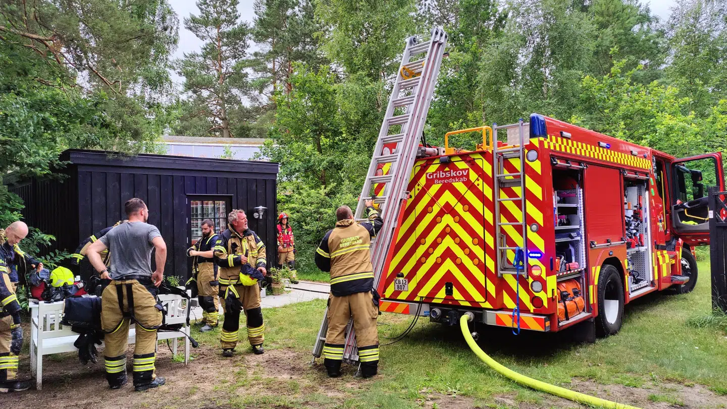 Nu mangler kunstneren at finde ud af, hvor store skaderne er. Foto: Allan Andersen