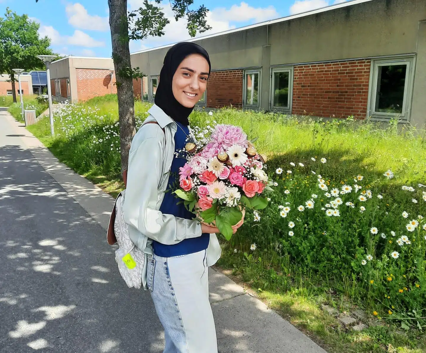 Maymi Asgari er netop blevet bachelor i sociologi og fortsætter studiet på sin kandidat efter sommerferien. Foto: Privat