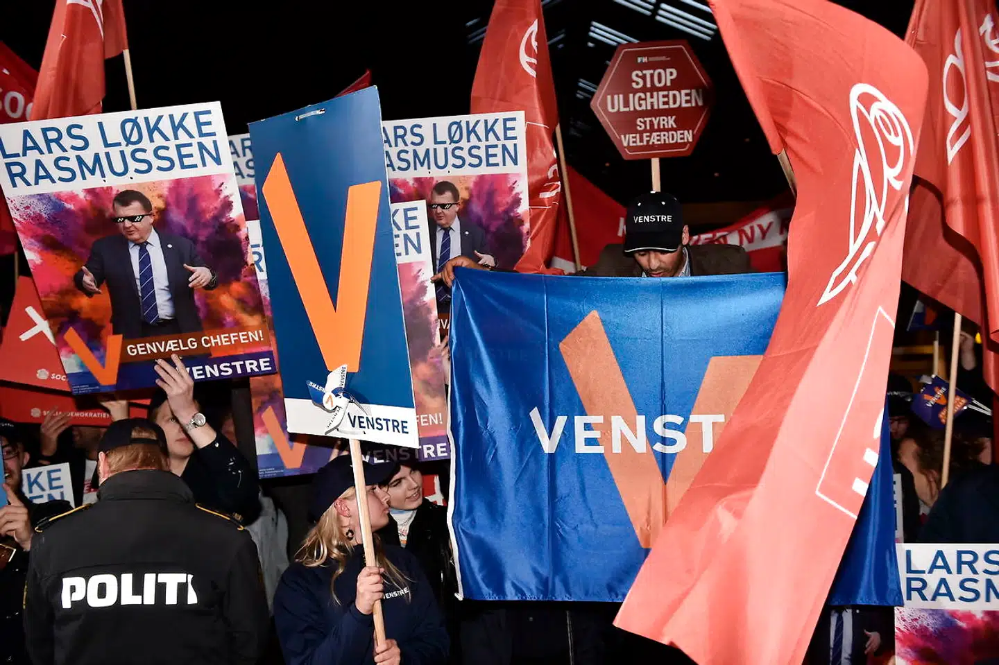 Partilederne er til debat hos TV2 på Hovedbanegården i København, tirsdag den 7. maj 2019. Tirsdag udskrev Statsminister Lars Løkke Rasmussen valg til afholdelse den 5. juni 2019. (Foto: Mads Claus Rasmussen/Scanpix 2019)