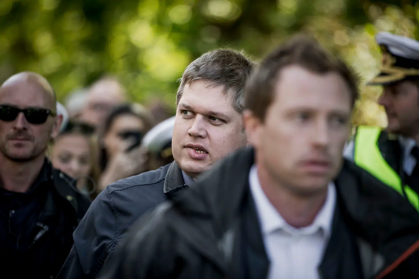 Stram Kurs-leder Rasmus Paludan på Nørrebro den 15. maj 2019.