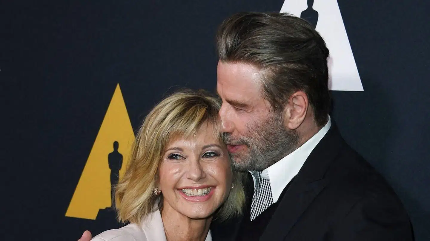 Olivia Newton-John og John Travolta.