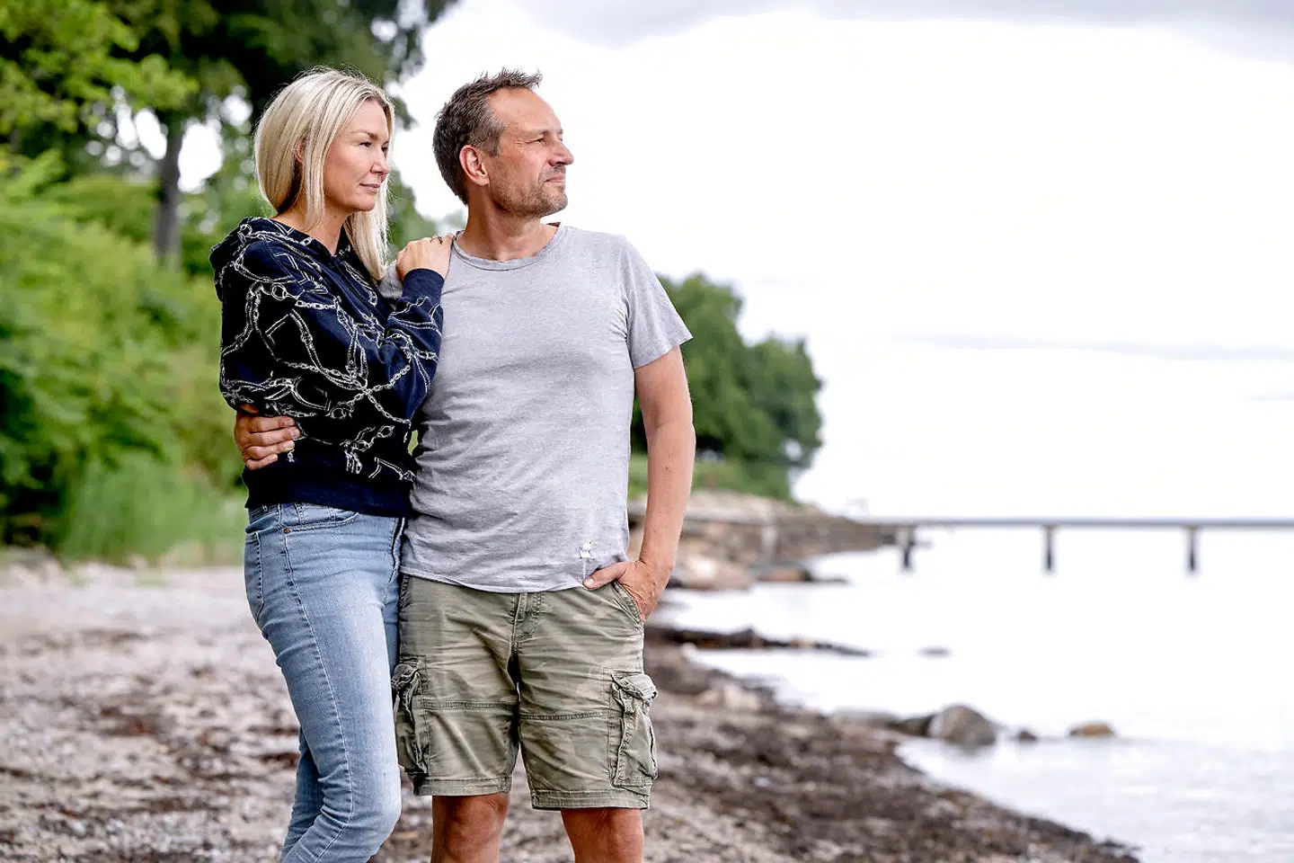 Martin og Jannie Buch Thorborg, som de i virkeligheden ser ud.