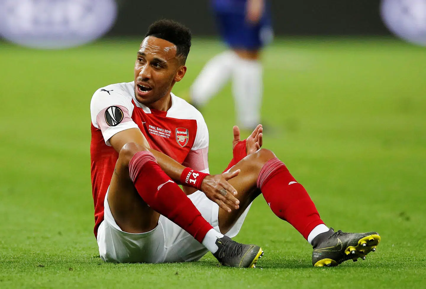 Soccer Football - Europa League Final - Chelsea v Arsenal - Baku Olympic Stadium, Baku, Azerbaijan - May 29, 2019 Arsenal's Pierre-Emerick Aubameyang REUTERS/Phil Noble