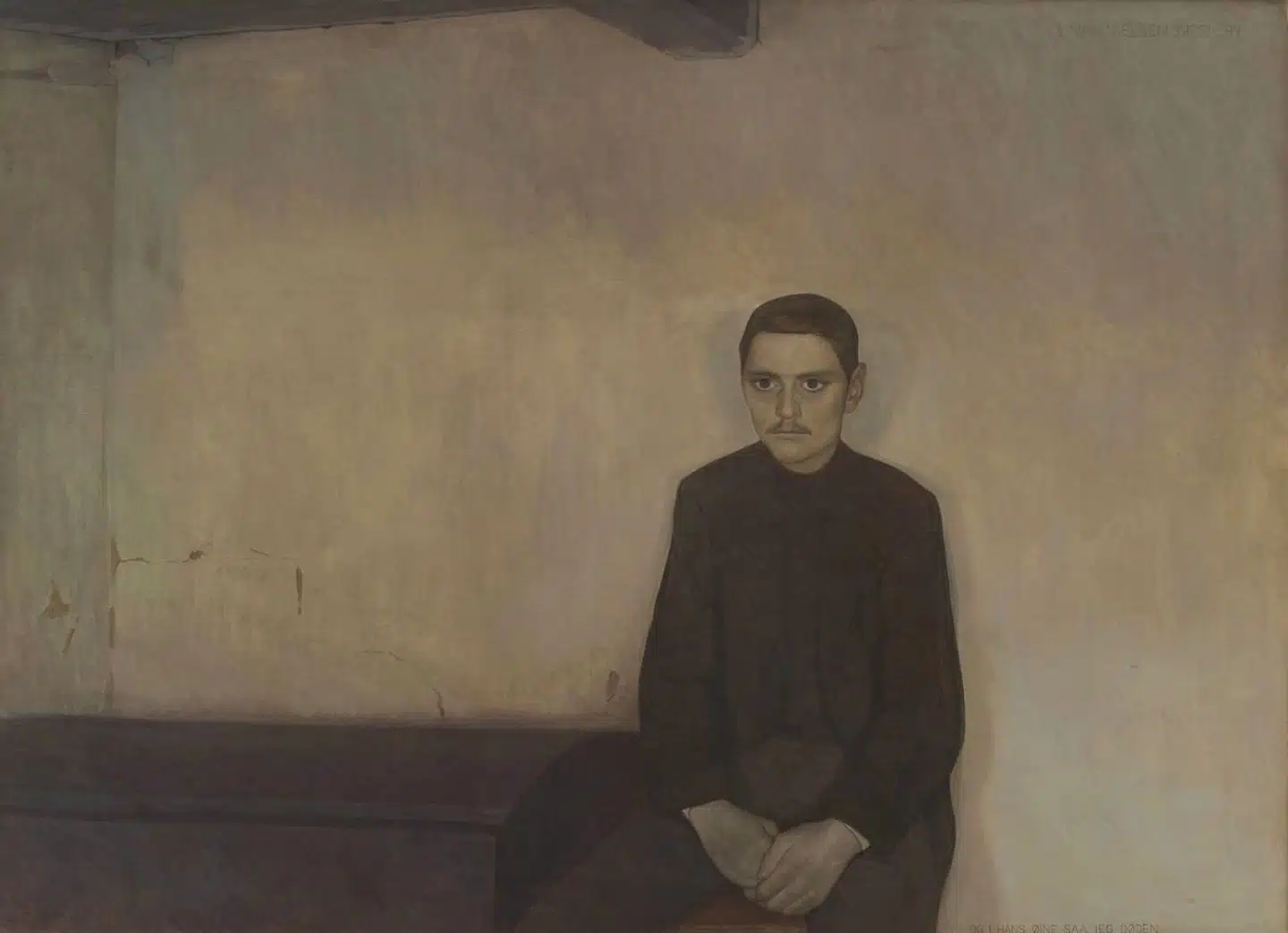 »Og i hans øjne så jeg døden« (1897).