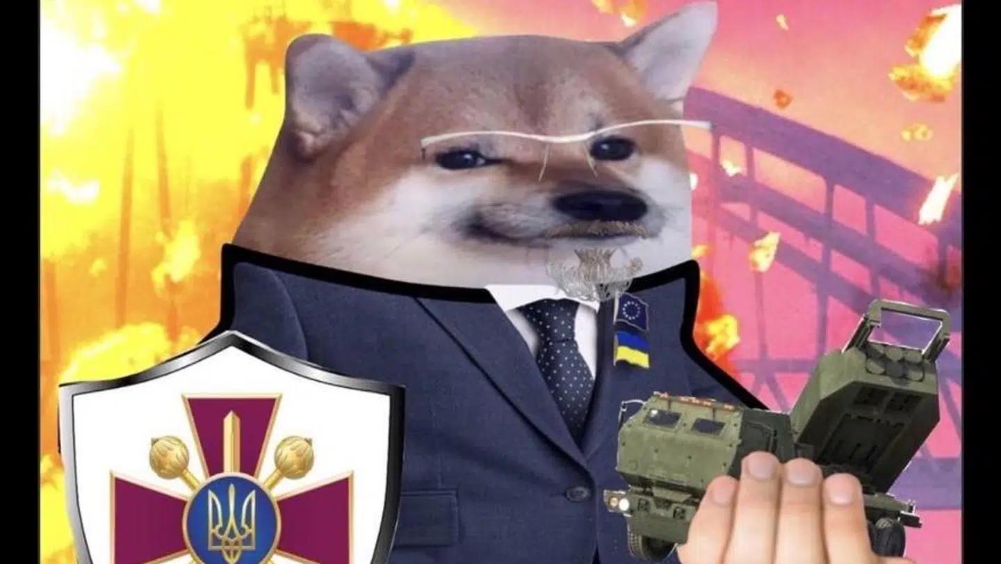 Den ukrainske forsvarsminister, Oleksij Reznikovs, egen NAFO-avatar.