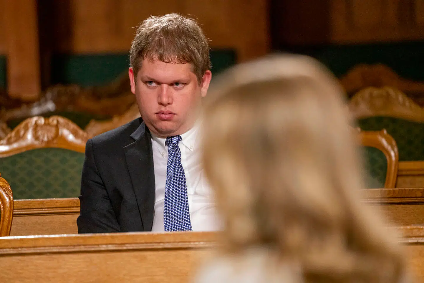 Rasmus Paludan efter valget, hvor det stod klart, at han og Stram Kurs ikke fik plads i Folketinget.