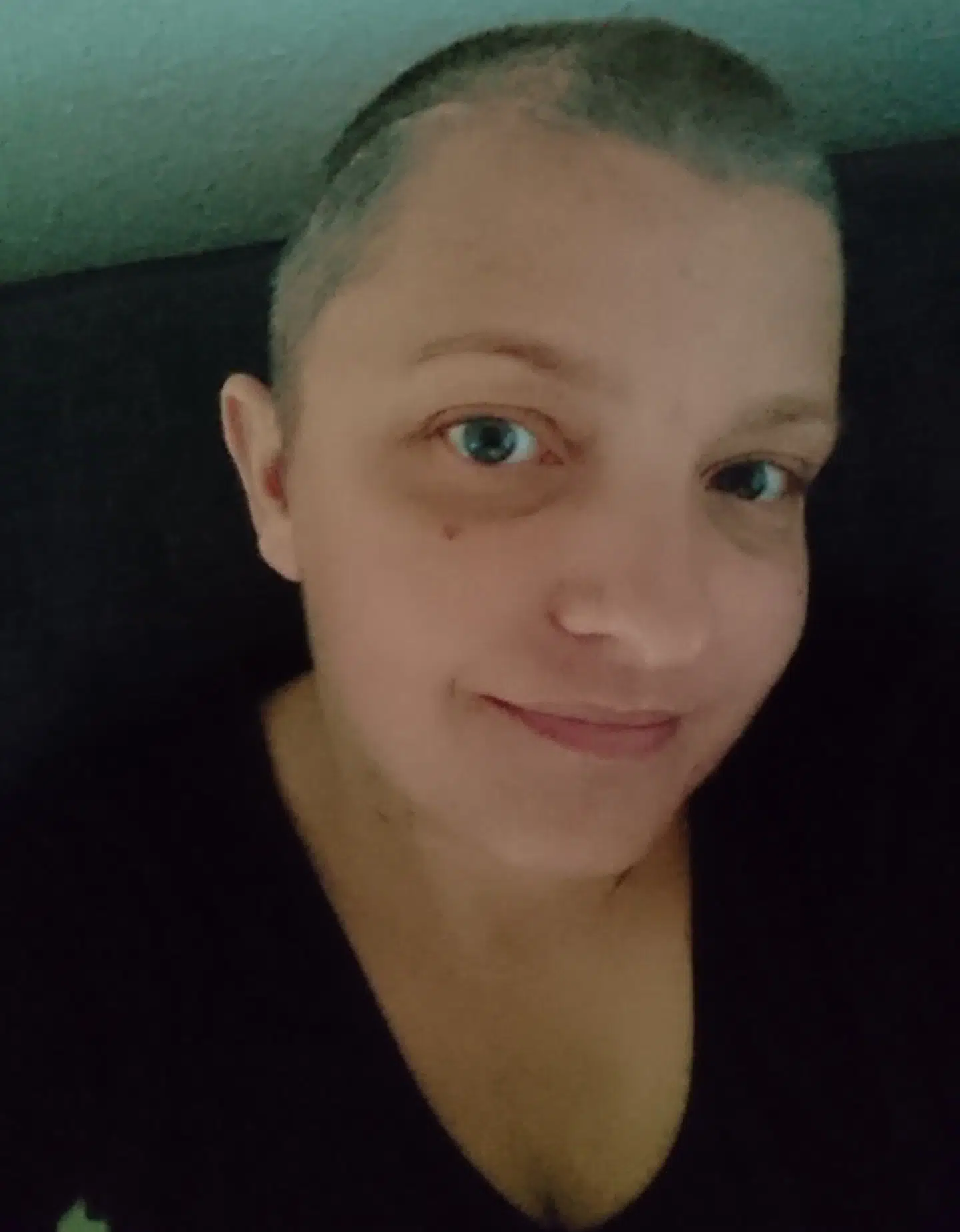 En meget udmattet Annette Henningsen dagen efter Phil Collins koncerten i Ceres Arena.