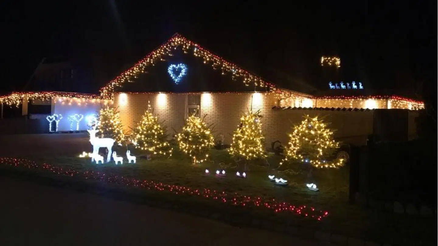 Sådan plejer huset at se ud til jul hjemme hos Hardy Nordborg.