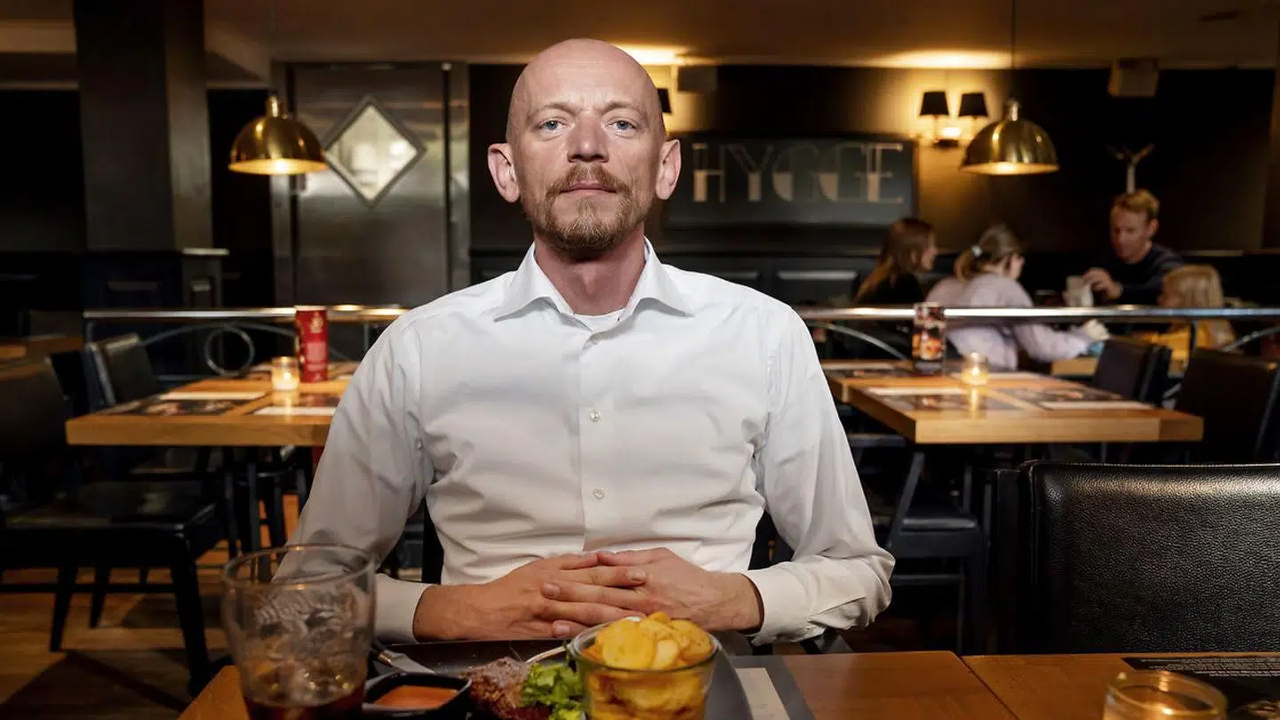 Adm. direktør for Jensens Bøfhus, Anders Nikolaisen. Her fotograferet i restauranten på Axeltorv i København.