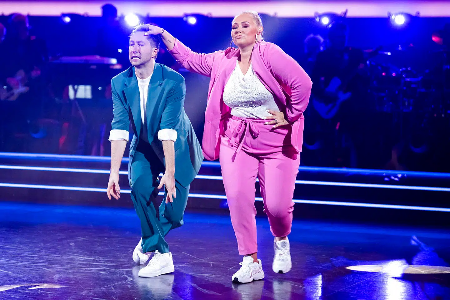 Cecilie Schmeichel og Damian Czarnecki har begge oplveet grimme beskeder i forbindelse med 'Vild med dans'.