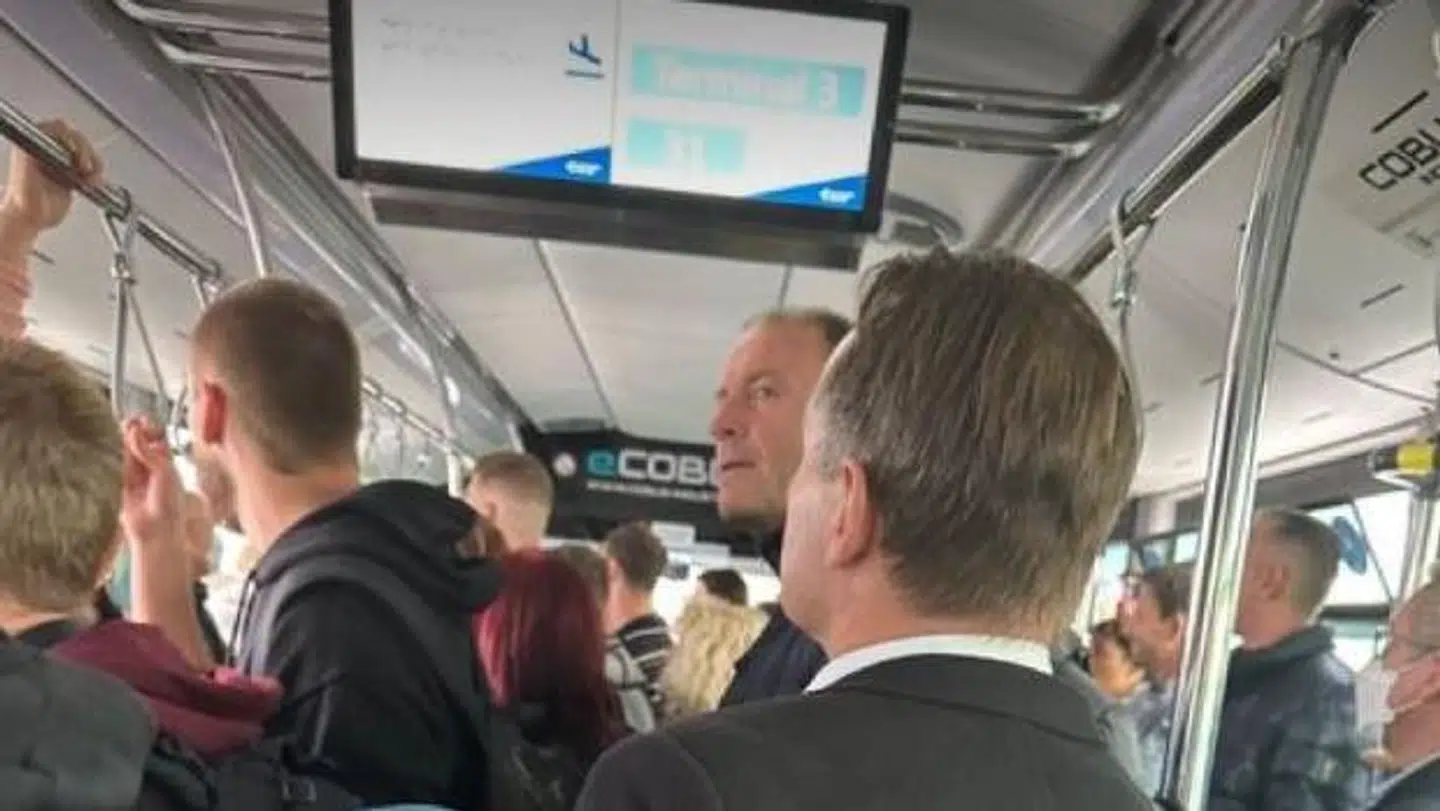 Thorup og hans agent i Stuttgart. Privatfoto.