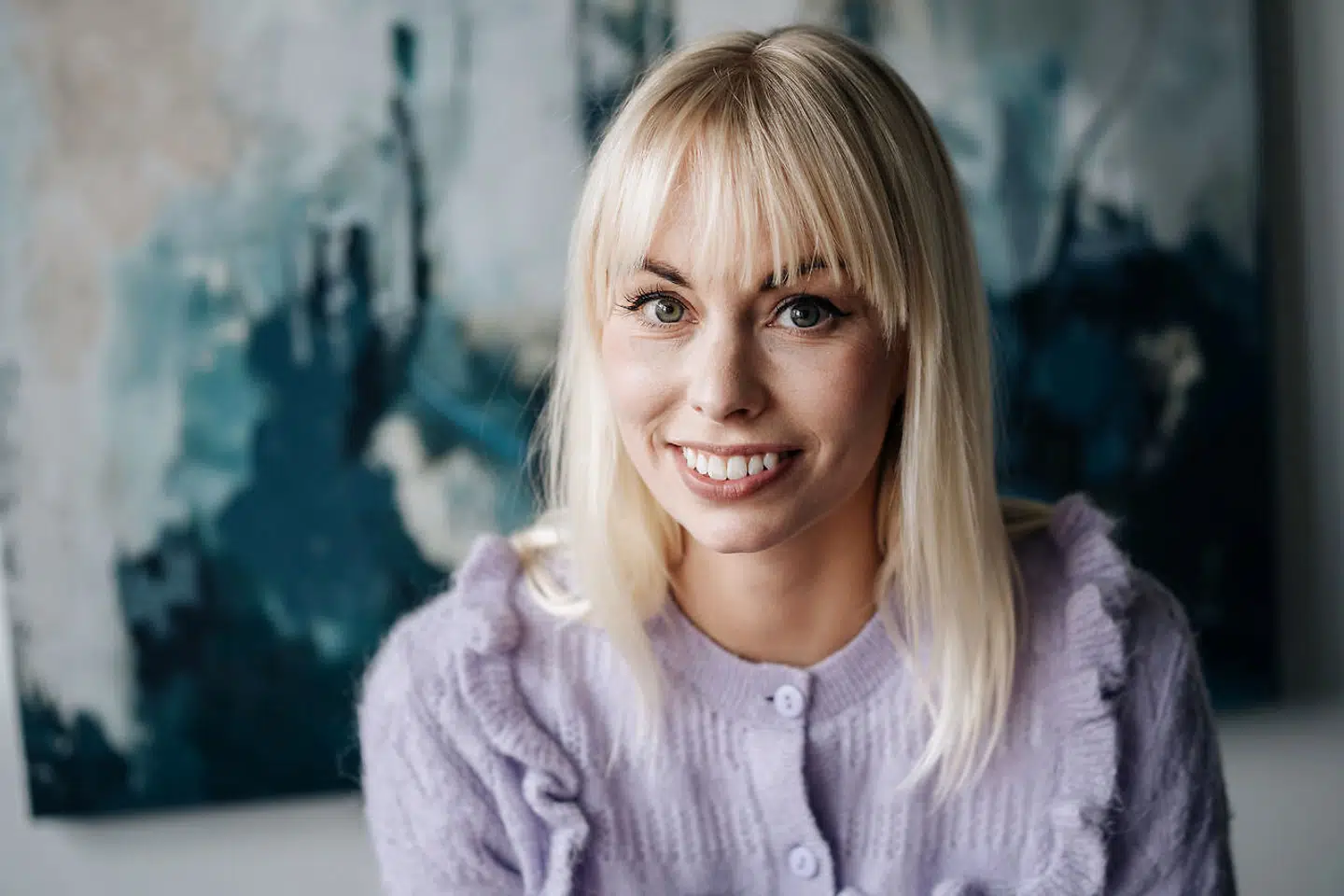 Jenna Bagge har en forkærlighed for det lyserøde. Men lod den vige, da hun flyttede med sin Albert.