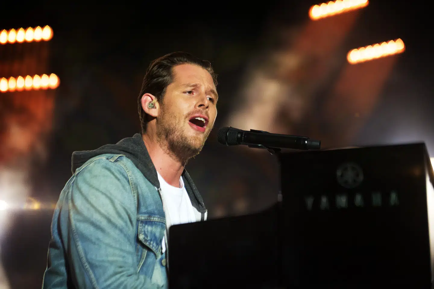 Rasmus Seebach måtte lørdag aflyse en koncert, men på mirakuløs vis er det lykkedes at få koncerten stablet på benene søndag. Fotograf Sonny Munk Carlsen/Ritzau Scanpix