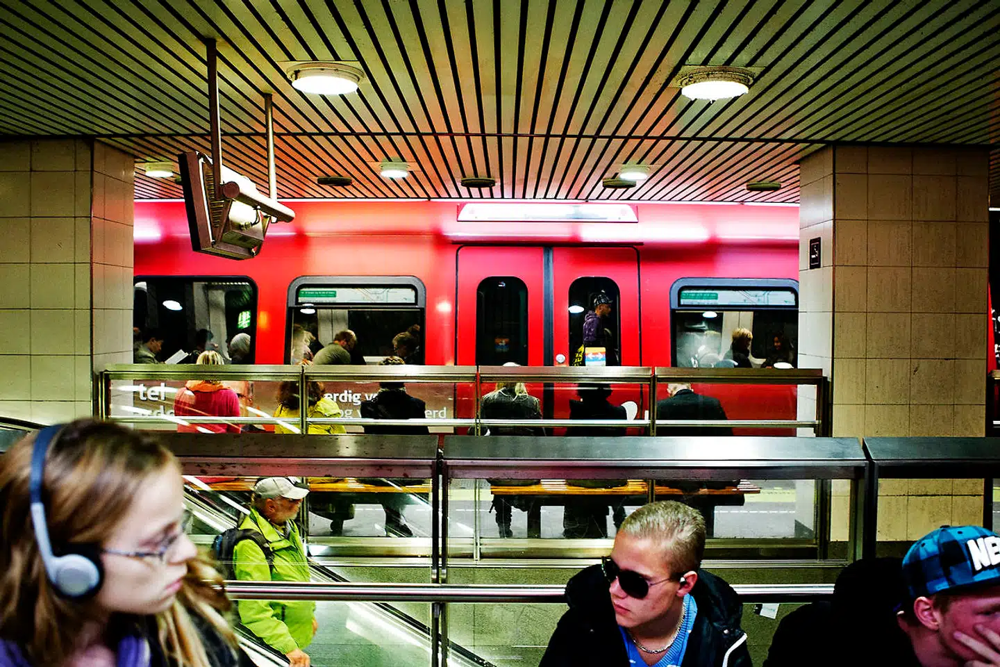 Arkivfoto: Der er i øjeblikket fejl på infoskærmene på samtlige S-togsstationer.