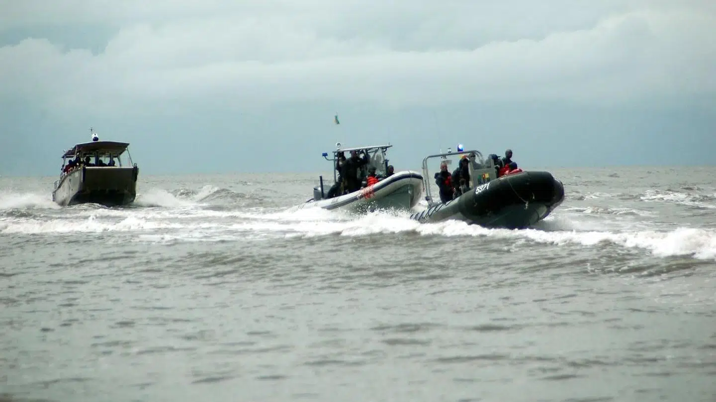 Arkivfoto af det danske søværn i aktion mod pirater.